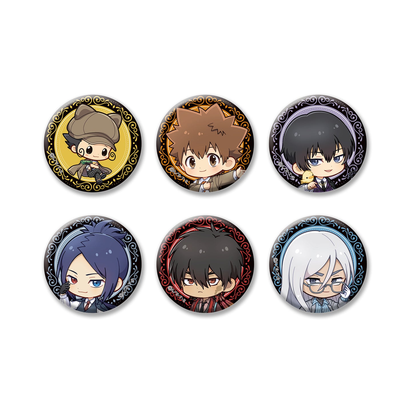 《家庭教師HITMAN REBORN!》西裝Ver. Q版徽章盲盒BOX