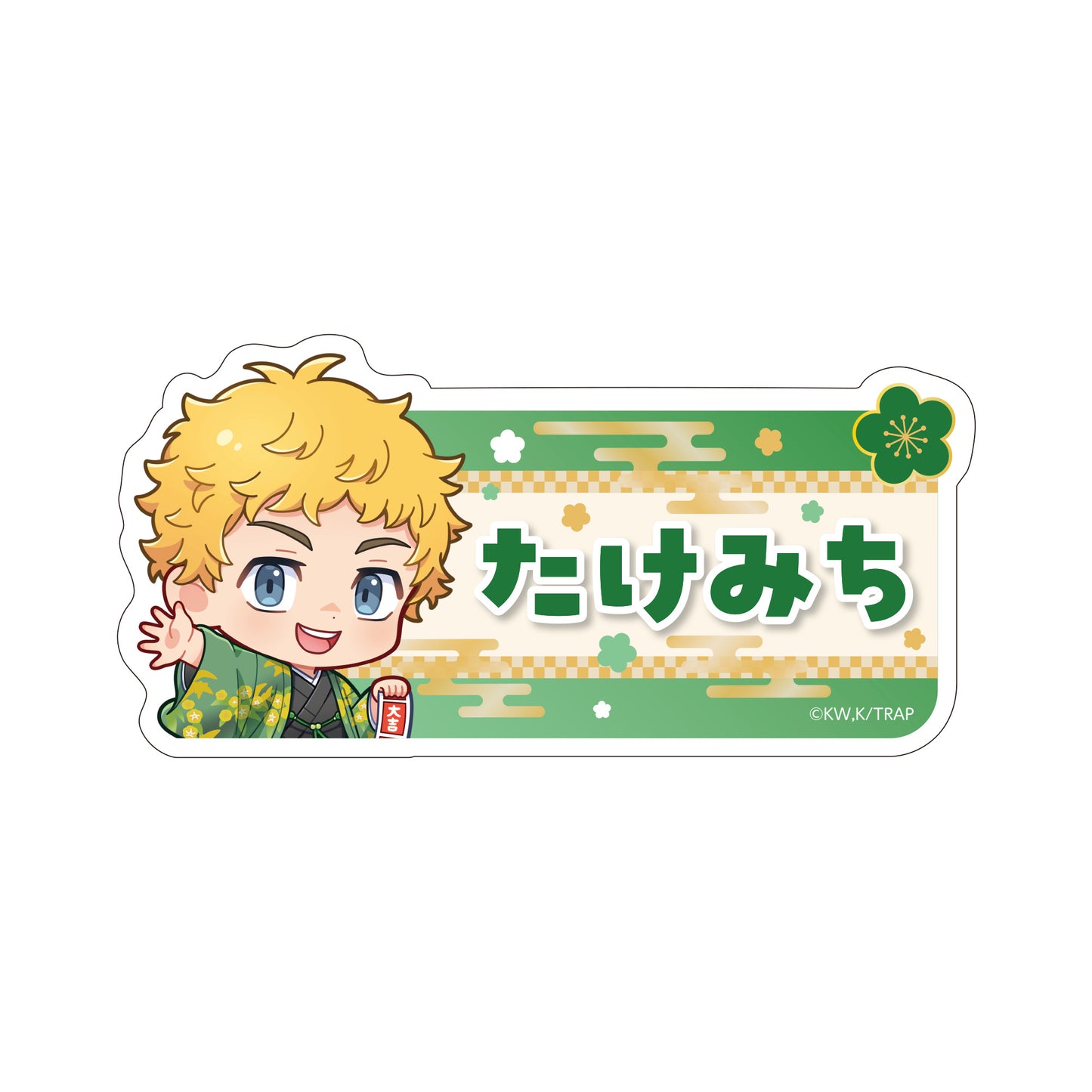 《東京卍復仇者》和服Ver. Q版名字徽章盲盒BOX