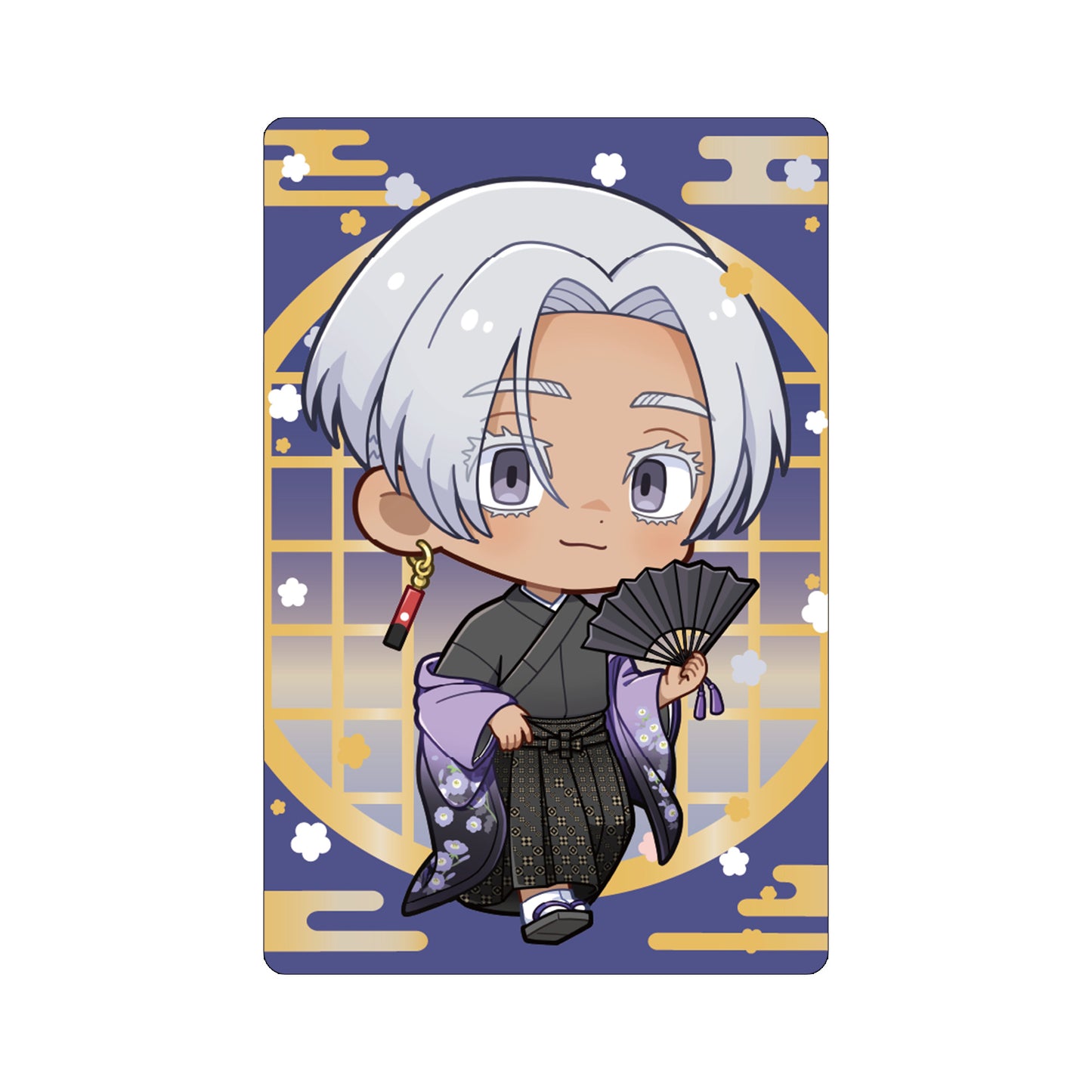 《東京卍復仇者》和服Ver. Q版帶相卡證件套-黑川伊佐那