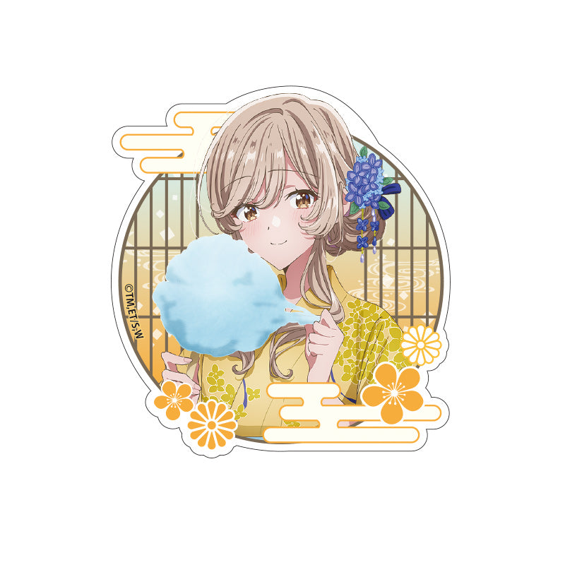 《我們不可能成為戀人！絕對不行。(※似乎可行？)》浴衣Ver. 貼紙-瀨名紫陽花