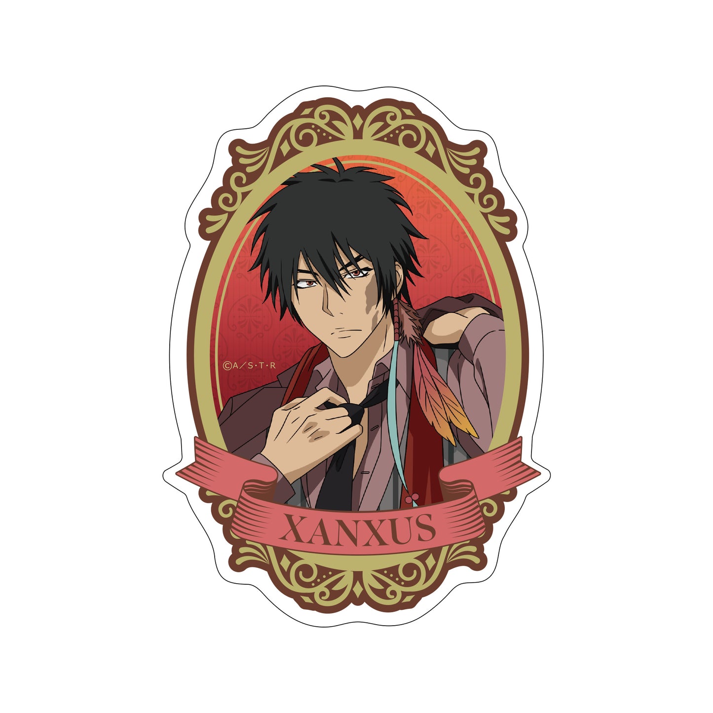 《家庭教師HITMAN REBORN!》椅子Ver. 貼紙套裝-XANXUS