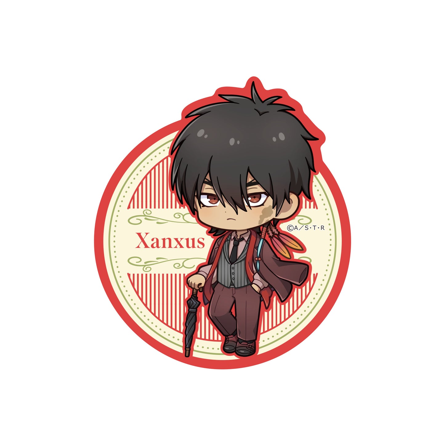 《家庭教師HITMAN REBORN!》椅子Ver. 貼紙套裝-XANXUS