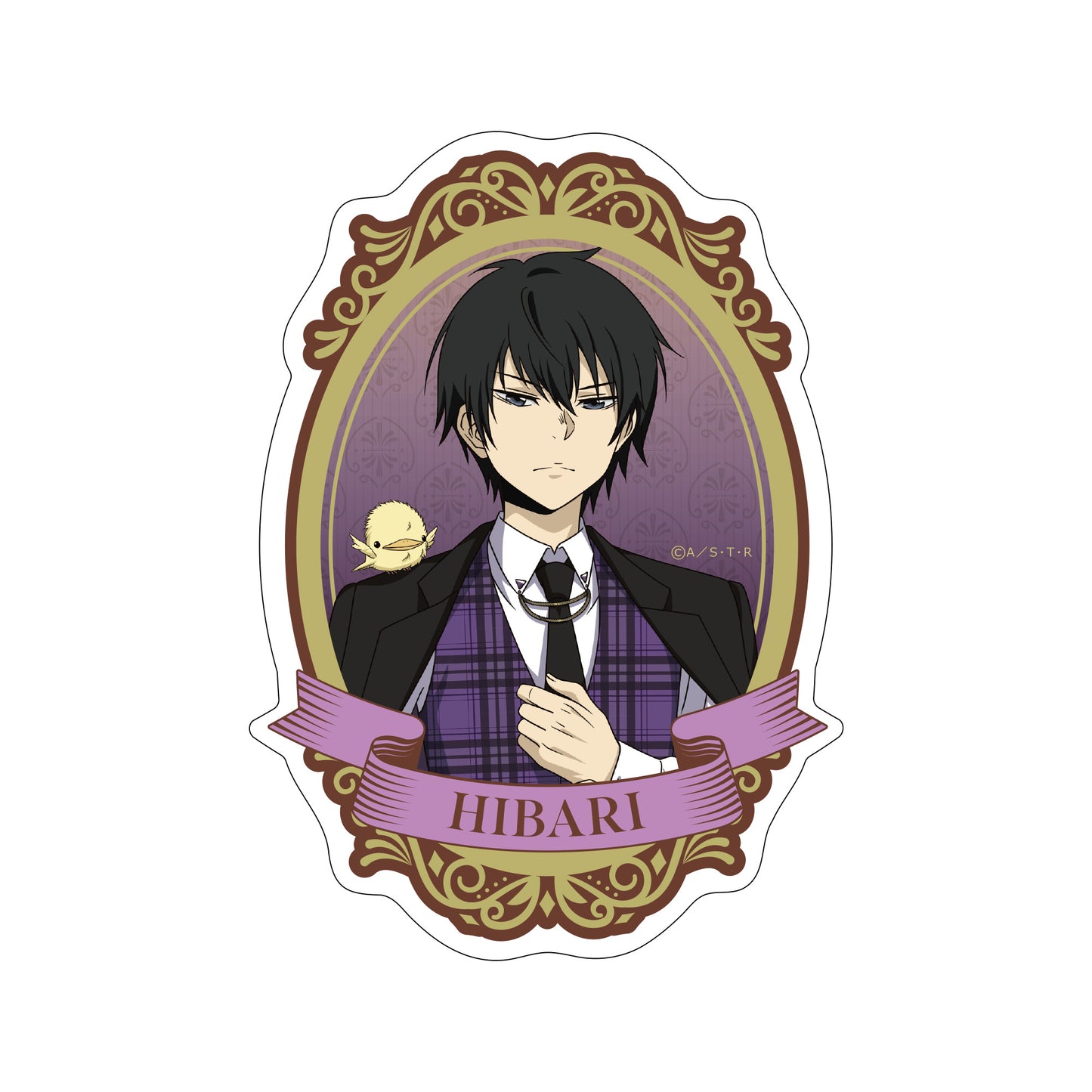 《家庭教師HITMAN REBORN!》椅子Ver. 貼紙套裝-雲雀恭彌