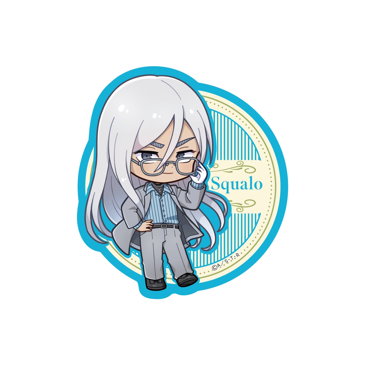 《家庭教師HITMAN REBORN!》椅子Ver. 貼紙套裝-史庫瓦羅