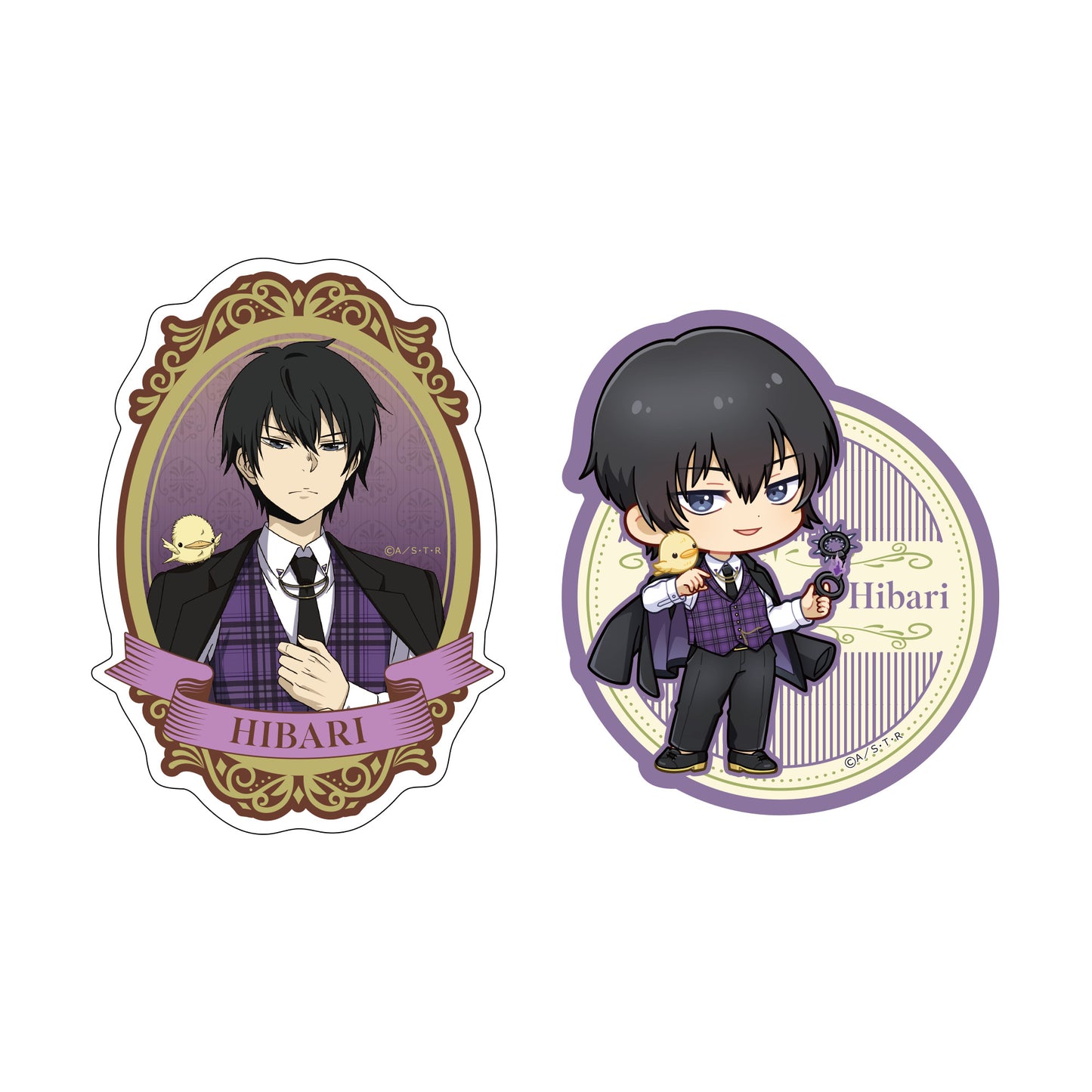 《家庭教師HITMAN REBORN!》椅子Ver. 貼紙套裝-雲雀恭彌