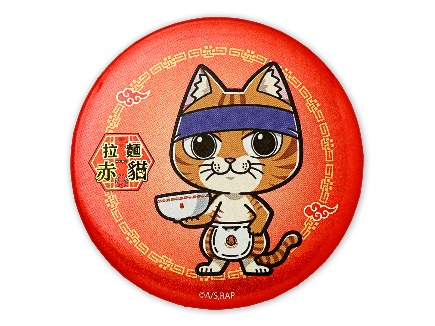 "Ramen Akaneko" Badge – Bunzo